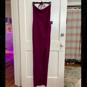 Michael Costello x REVOLVE Semira Gown In Magenta- sz S